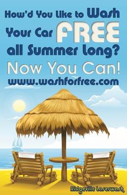 Free Carwashes this summer!?