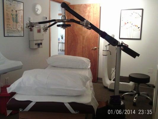 Our FIT Laser Lipo Room. Lie there comfortable and lose fat. No pain, no down time, now surgery.