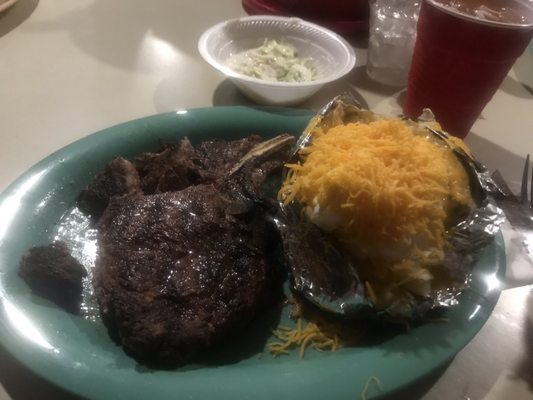 Delicious Steak  and Baked Potato