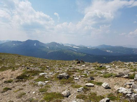 A Rocky Mountain High rising above it all in the Rocky Mountains.