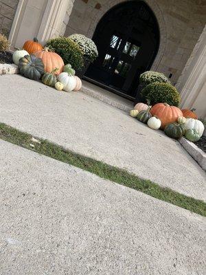 Fall festival display.