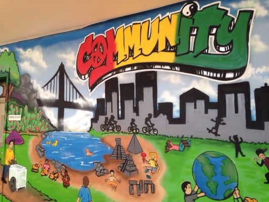 The new community mural!