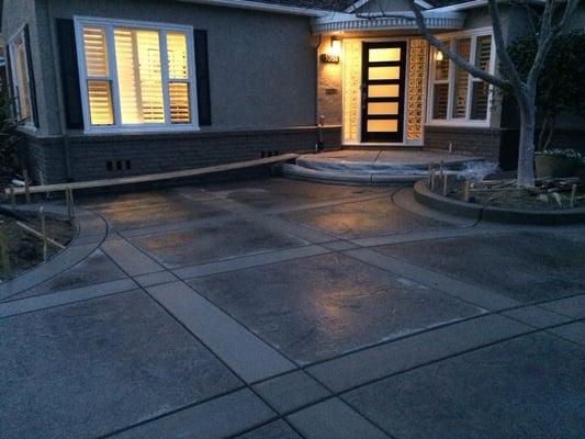 Wonderful Concrete Job by Oscar and his crew