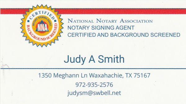 Certified Notary Signing Agent