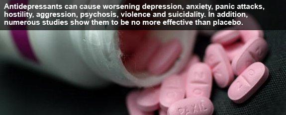 When I became truly depressed, instead of cutting back (by 10%) 2 see if it was the drug, she DOUBLED the dose effectively making me a zombe