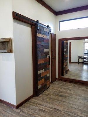 Barn Door Custom made for His/her Closet.