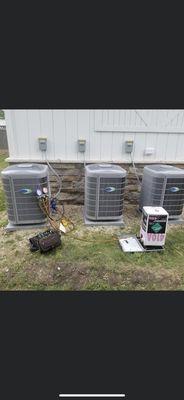 Three eco-friendly condensers