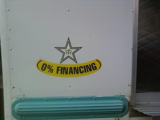 0% Financing