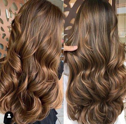 Perfect color , extensions hair