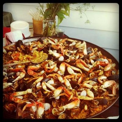 Paella de Mariscos with Dungeness Crab