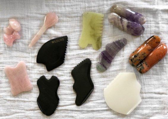 Gua Sha facial stones