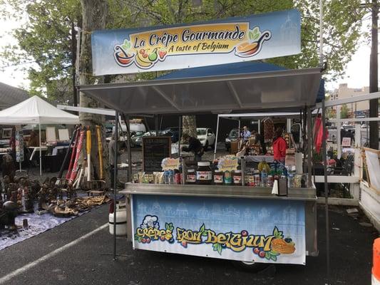 La Crepe Gourmande at the Women Farmer's Market in Bethesda