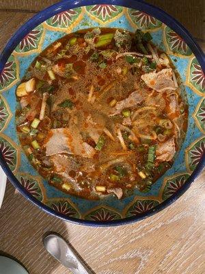 Eye Round Beef Pho with Spicy Broth