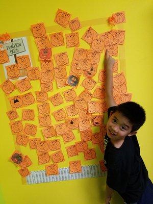 The winner of our October pumpkin patch contest!