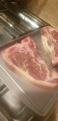 This is not a true tbone.  The meat was brown and old.