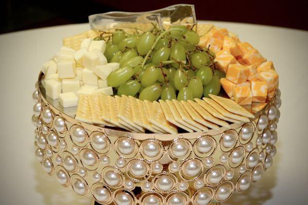 Geri provides this snack tray for my parents in their private waiting area.  Beautiful!