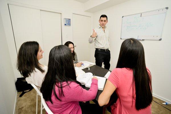 Learn better and faster with small group classes and private classes, person to person and/or online.