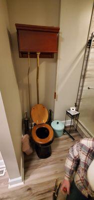 New toilet installed