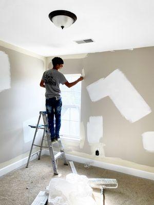 Our painters at a townhouse in Nolensville