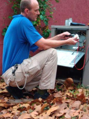 Repairing a capacitor