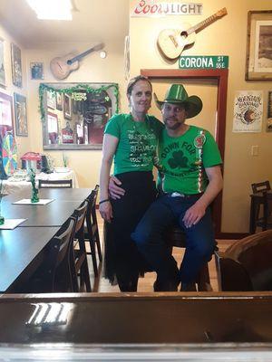 We had a great St Patrick's Day!