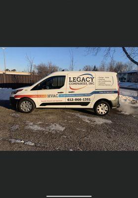 Call Legacy today for all of your HVAC service needs.