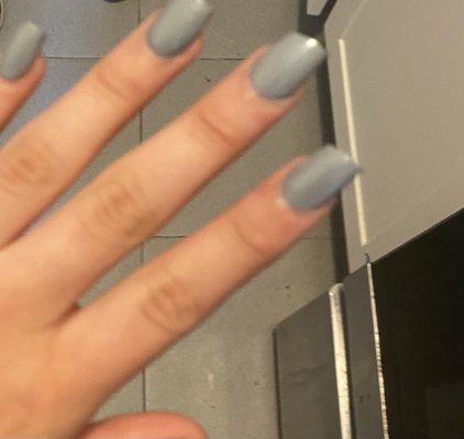 Left me nails like this and told me to leave