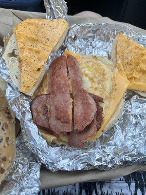 Pork roll (lack of), egg and cheese