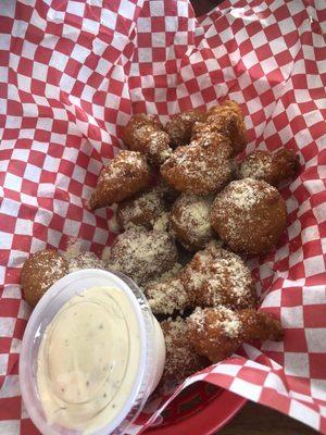 Fried cauliflower & mushrooms