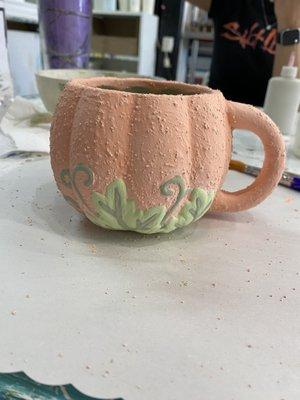 Unfired mug!