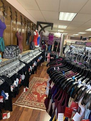 We have one of the largest selections of leotards!