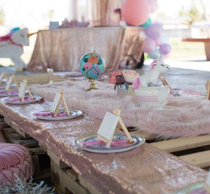 Unicorn Art Birthday Party