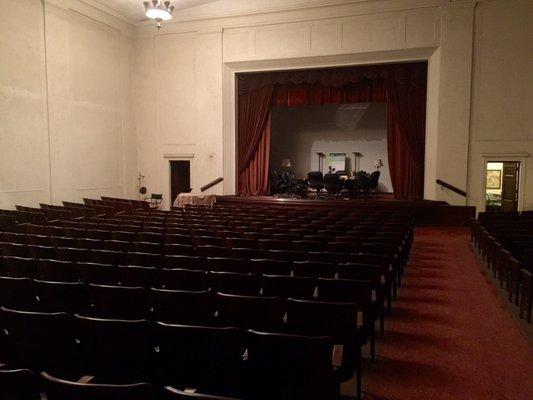 The main lecture hall is gorgeous