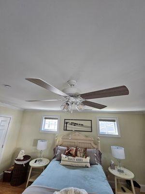 Ceiling fans.