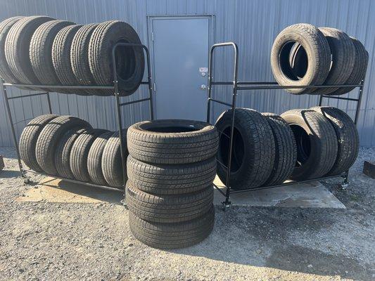 Offering used tires starting at just $25.00!!