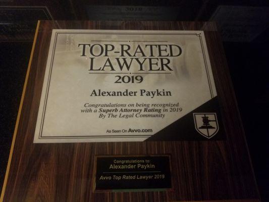 Top Rated Lawyer 2019