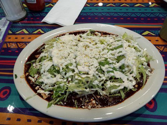 Chicken Mole Enchiladas