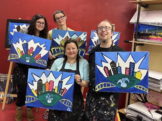 Painting With a Twist  Penn Hills studio  Near Big Lots