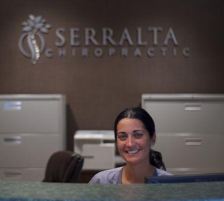 You're always welcomed with a smile at Serralta Chiropractic.