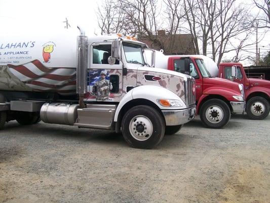 When you see a Callahan's delivery truck, you know it is driven by a certified propane technician.