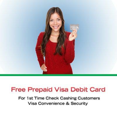 Free Prepaid Visa Debit Card