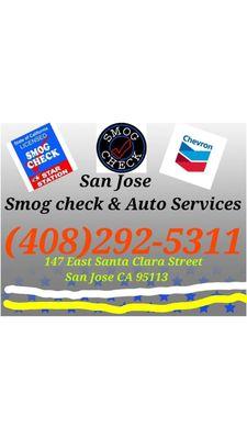 147 E. Santa Clara st san Jose California 95113 start certification emissions repair 408 7181006 super Mario