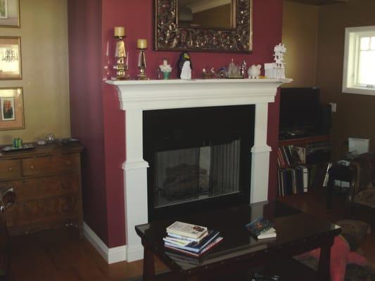 Fireplace mantel