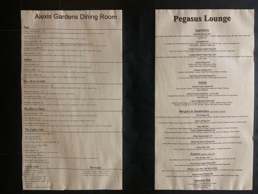 Here's menu 12/26/2022 in case you plan to stay here or just driving through