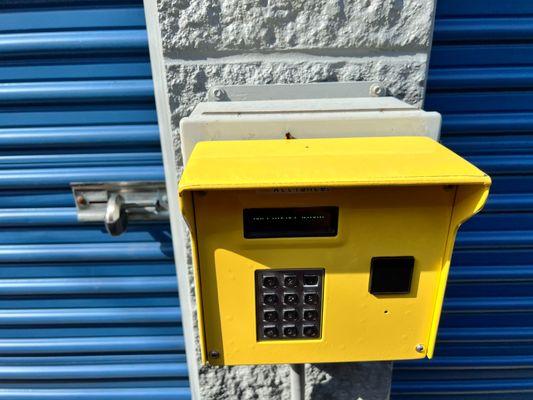 The security box that will eventually fail you and not open the gate.