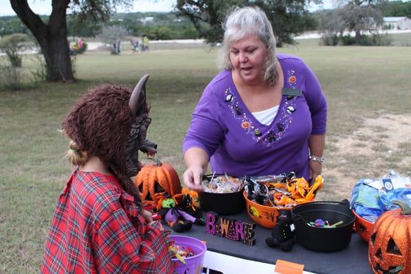 Trick or treating at the annual library TRACK or TREAT is something you don't want to miss on Halloween night!