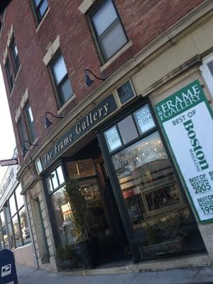 The Frame Gallery of Brookline -- 357 Boylston Street / Route 9 @ Cypress Street Junction, Brookline           Storefront