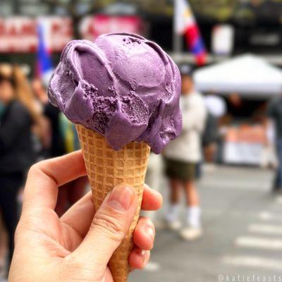 Philippines Fest - ube ice cream