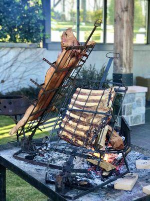 Chancho and beef short rib rack