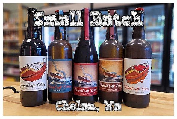 Hand delivered from the owners, Chelan Craft Cidery is only available in limited quanities at a small number of western washington retailers